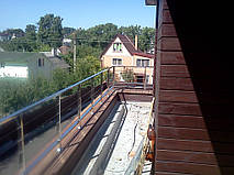 тросовое ограждение  терассы в частном доме. Обуховский район, Киевская область. август 2015 года 27