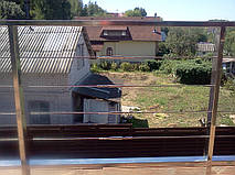 тросовое ограждение  терассы в частном доме. Обуховский район, Киевская область. август 2015 года 28