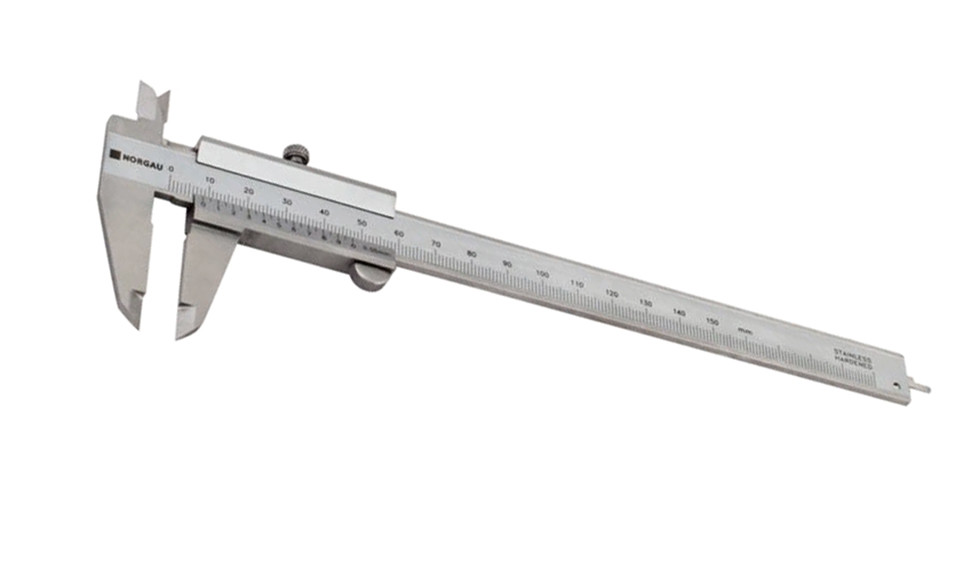 Штангенциркуль ШЦ-l 150 (0,05мм) з лупою-м (К), фото 1