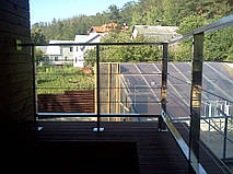 тросовое ограждение  терассы в частном доме. Обуховский район, Киевская область. август 2015 года 38