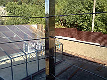 тросовое ограждение  терассы в частном доме. Обуховский район, Киевская область. август 2015 года 39