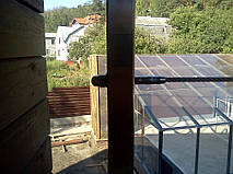 тросовое ограждение  терассы в частном доме. Обуховский район, Киевская область. август 2015 года 41