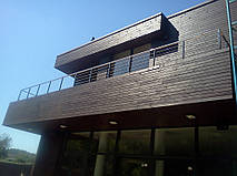 тросовое ограждение  терассы в частном доме. Обуховский район, Киевская область. август 2015 года 45