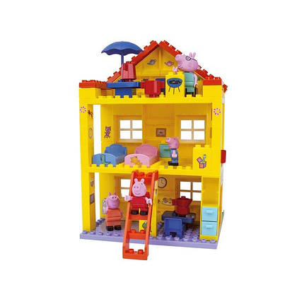 Конструктор Свинка Peppa Вілла на 107 деталей Big 57078, фото 1