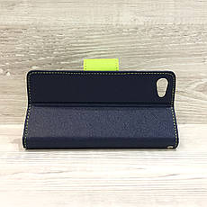 Чохол-книжка Goospery для Meizu U10 (Синій), фото 3