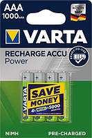 Аккумуляторы Varta AAA Ready-to-use 1000 mAh, 4 шт