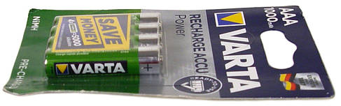 Акумулятори Varta AAA Ready-to-use 1000 mAh, 4 шт, фото 4