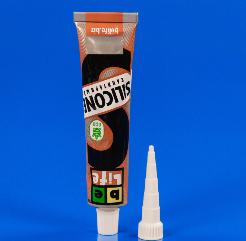 Прозорий силіконовий герметик Belife 50ml, фото 1