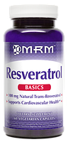 Ресвератрол MRM, экстракт красного вина и виноградных косточек, 350 мг, 60 капсул