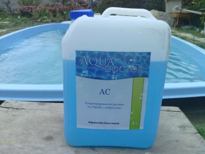 AquaDOCTOR — Альгіцид. Засіб проти водоростей (рідкий склад). 1л