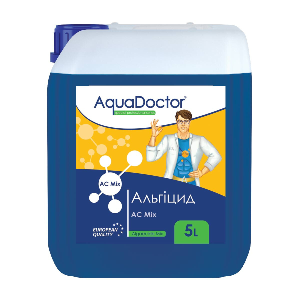 Альгіцид AquaDoctor AC Mix. Засіб проти водоростей (рідкий склад). 5л