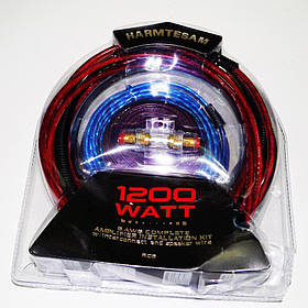 Набір проводів для підсилювача сабвуфера Harmtesam 1200W (4_216512711)