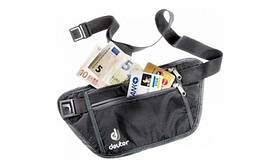 Гаманець Deuter Security Money Belt I колір 7000 чорний з блискавками, 13x26 см
