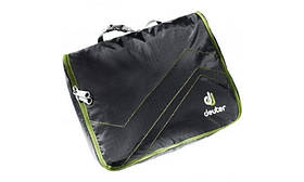 Несесер Deuter Wash Center Lite I чорний, 2 відділення, легкий 65 г, для гігієнічних приладдя