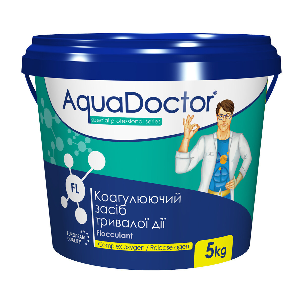 Коагулювальний засіб у гранулах AquaDoctor FL 25 кг