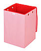 Ящик для зберігання іграшок, 30*30*45 см, (бавовна), Горошок на рожевому, фото 3