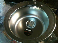 Мийка кухонна кругла Haiba 49cm