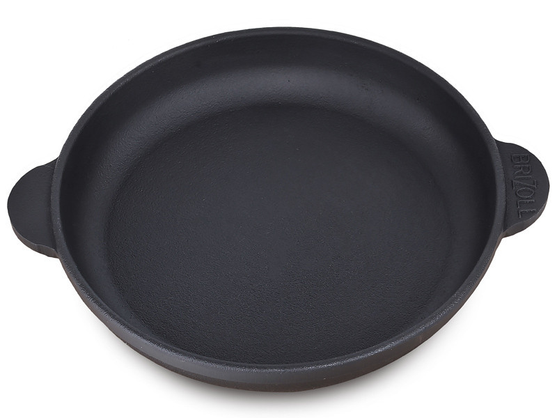 Сковорода чавунна 160х25 мм HoReCa Brizoll Н1625 ID 3653241