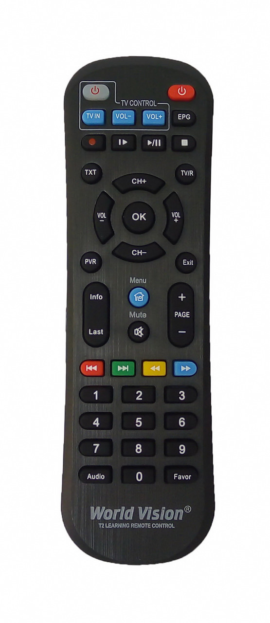 Обучаемый пульт ДУ к Т2 тюнерам T2 World Vision Т61M T62D Т62M T70 ...