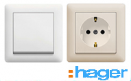 розетки і вимикачі Hager купити