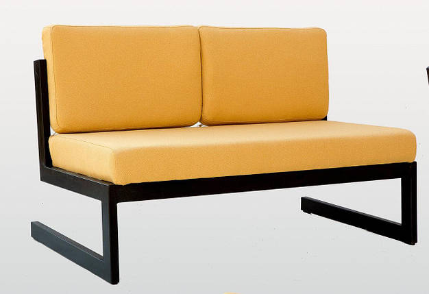 Диван "Міні", диван лофт, м'який диван, диван для дому, офісу, кафе, диван на металевому каркасі, фото 2