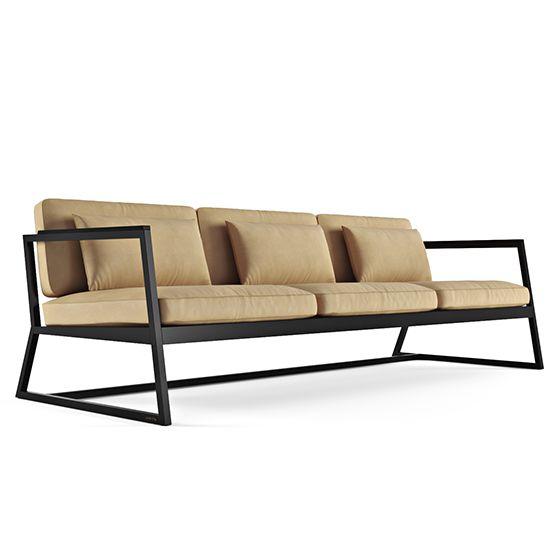 Диван "LOft", диван лофт, м'який диван, диван для дому, офісу, кафе, диван на металевому каркасі