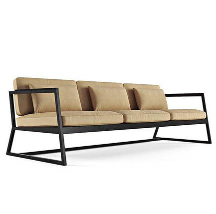 Диван "LOft", диван лофт, м'який диван, диван для дому, офісу, кафе, диван на металевому каркасі, фото 2