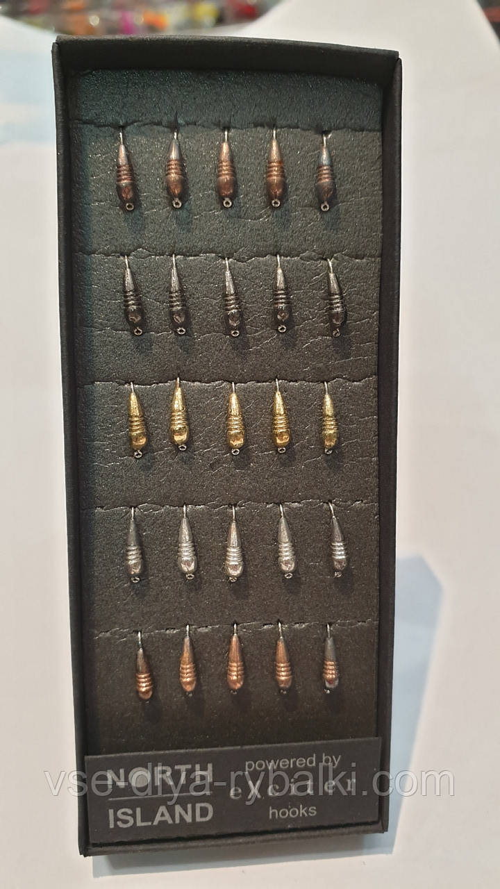 Блешня вольфрамова North Island (банан з насічками 124 025) 0,31грм, фото 1