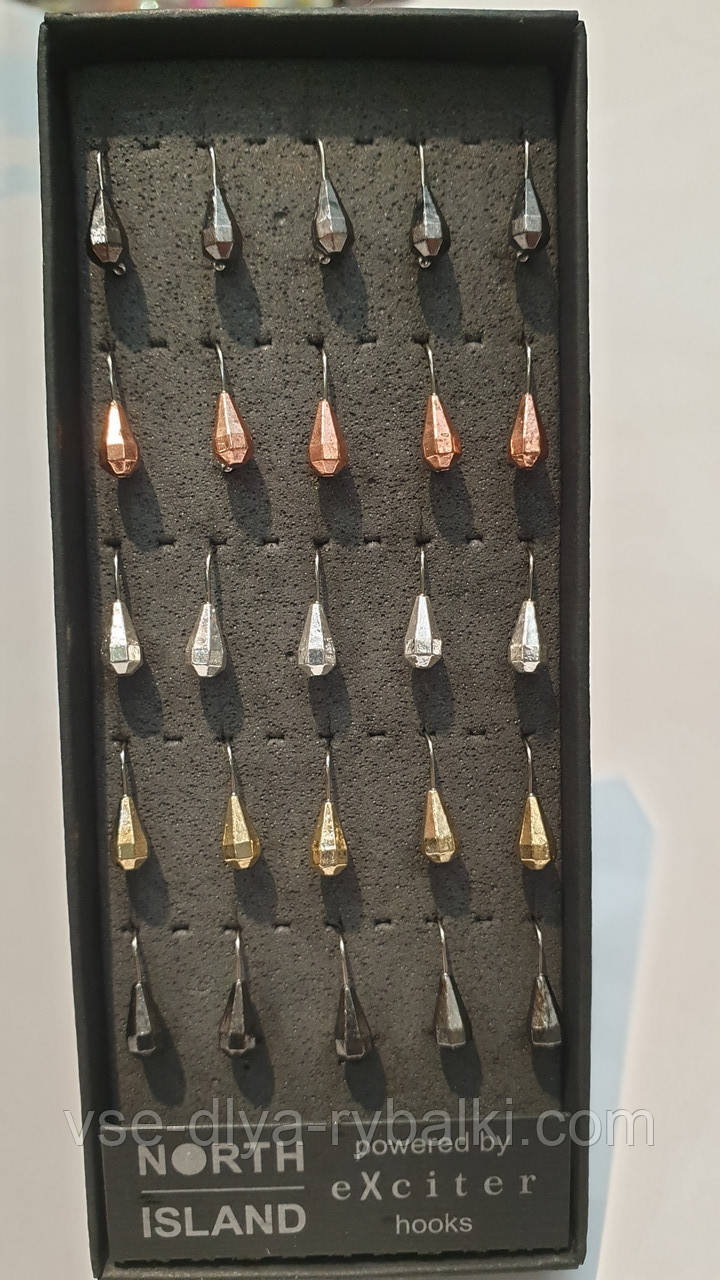 Блешня вольфрамова North Island (граненная крапля 117 034), фото 1