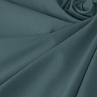 Одноцветная ткань для штор с тефлоном серо-голубая