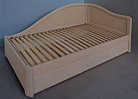 Ліжко полуторне дерев'яне з підіймальним механізмом "Анна" kr.an7.2