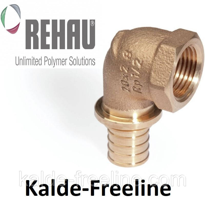 Косинець RX з внутрішньою різьбою 16-Rp 1/2" Rehau, фото 1