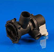 Помпа (насос) з корпусом Indesit Ariston (клемми злитий ззаду)