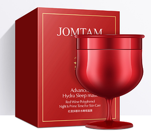 Нічна маска з червоним вином Jomtam Advanced Hydra Sleep Mask Wine Polyphenols 150 g