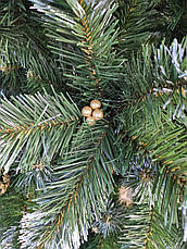 Кармен золото 1.5 м з шишками і перлами  ялинка штучна новорічна, фото 3