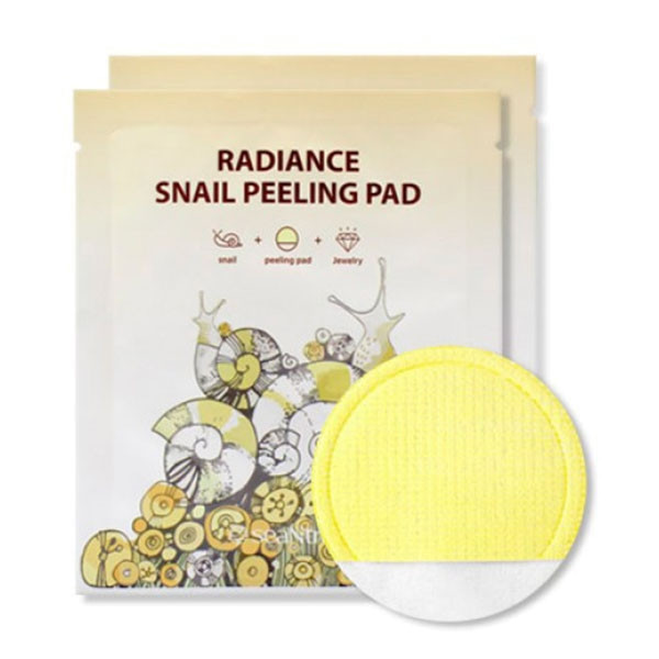 Серветка для пілінгу з равликовим фільтратом SeaNtree Radiance Snail Peeling Pad 1 шт (8809476694957)