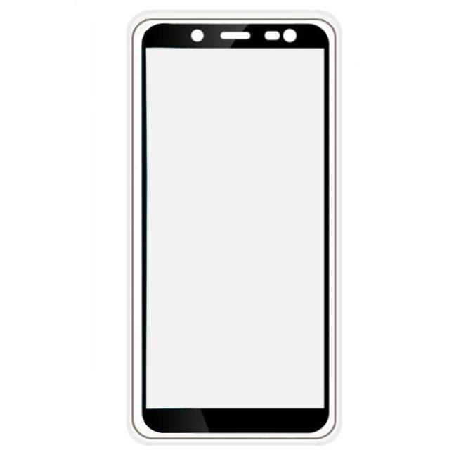 Захисне скло Full Glue для телефону Samsung Galaxy J8 2018 ( SM-J810 ) - Black, фото 1