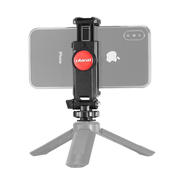 Тримач для смартфона/телефона з черевиком для встановлення на камеру, трипод, світло Ulanzi ST-06 (62067)