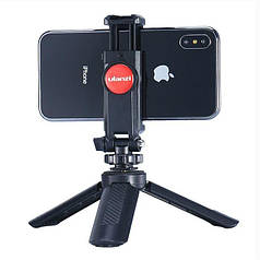 Тримач для смартфона/телефона з черевиком для встановлення на камеру, трипод, світло Ulanzi ST-06