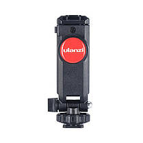 Тримач для смартфона/телефона з черевиком для встановлення на камеру, трипод, світло Ulanzi ST-06 (62067), фото 3