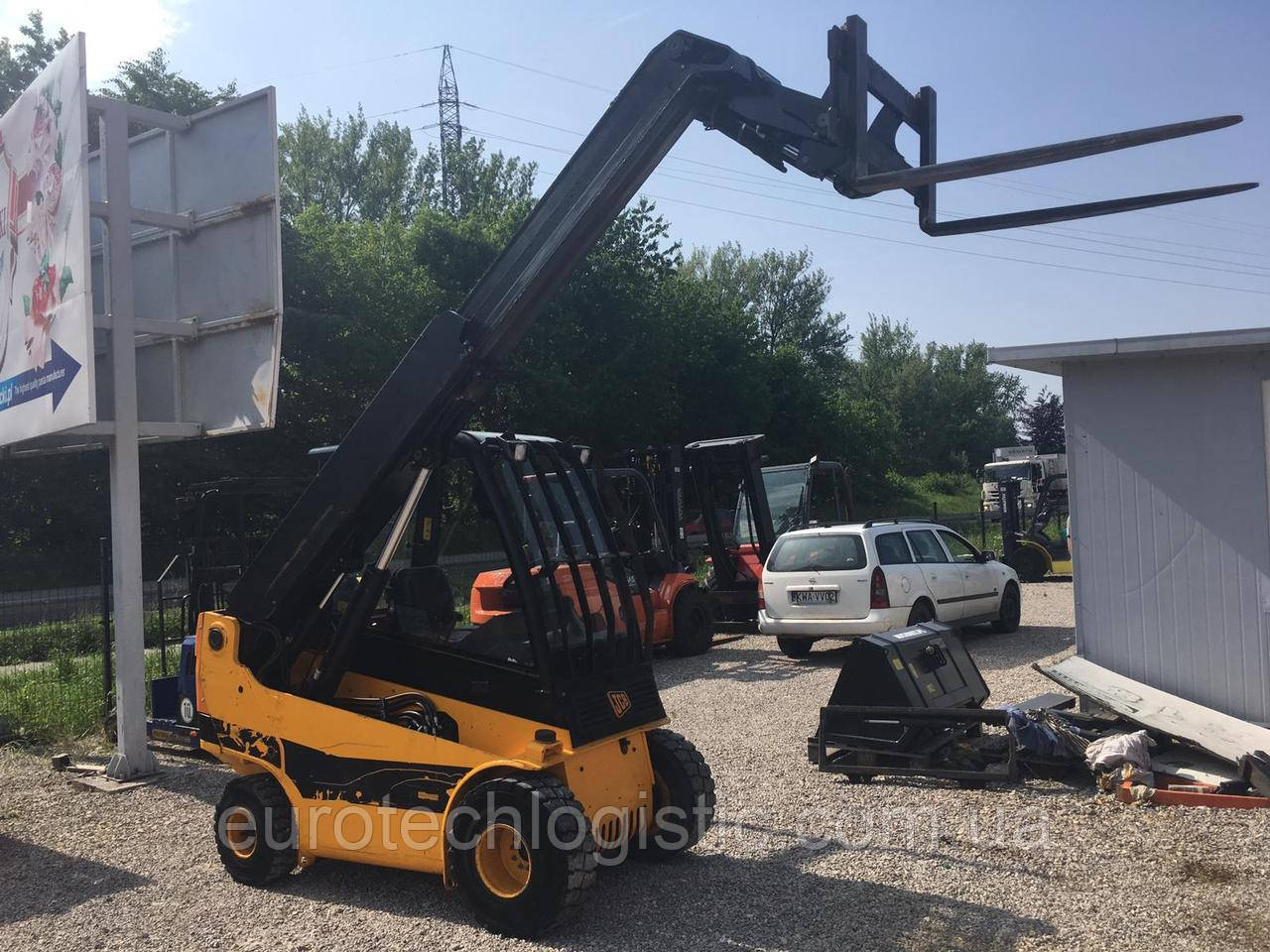 Газовий навантажувач JCB TLT25 G LPG.