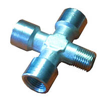 Розгалужувач + 1/8"зов на три 1/8" внутр.BEZAN 03-04-015
