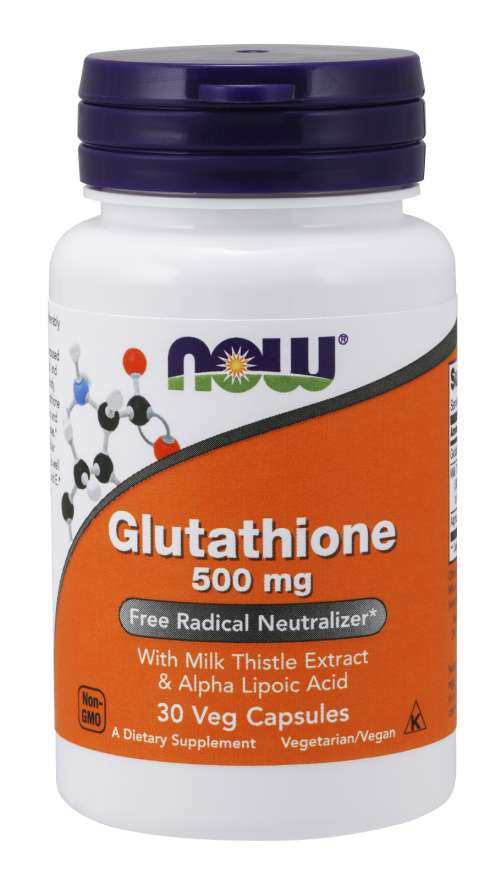 Глутатіон Now Foods Glutathione 500 mg 30 Veggie Caps, фото 1
