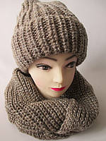 Теплі набори шапка з хомутом