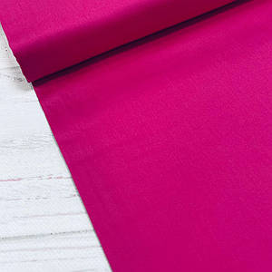 Сатин малиновий для постільної білизни, мерсеризований (ТУРЦІЯ шир. 2,4 м) № 31-21s Отрез(0,9*2,4м)