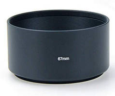Бленда металева циліндрична для телеоб'єктивів Alitek Metal Tele, 67 мм