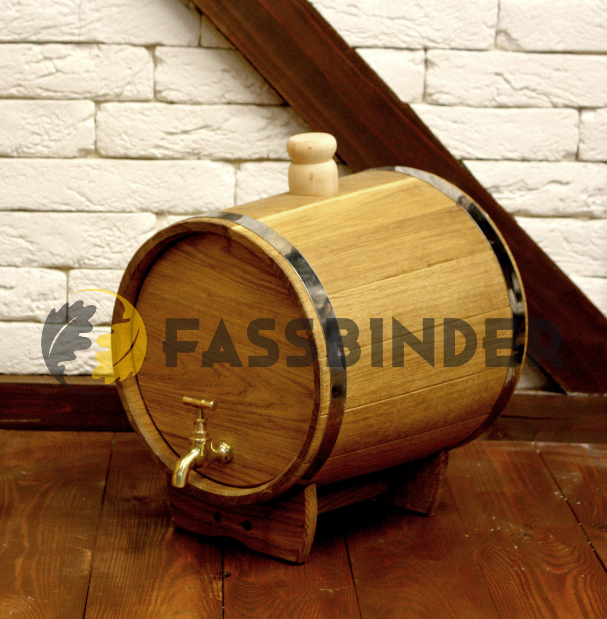 Дубова бочка (збан) для алкоголю Fassbinder™ 15 літрів