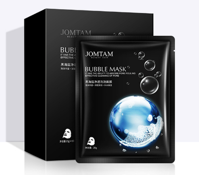 Набір кисневих масок для обличчя Jomtam Bubble Mask Absorb Pore 25 g (паковання 4 штуки)