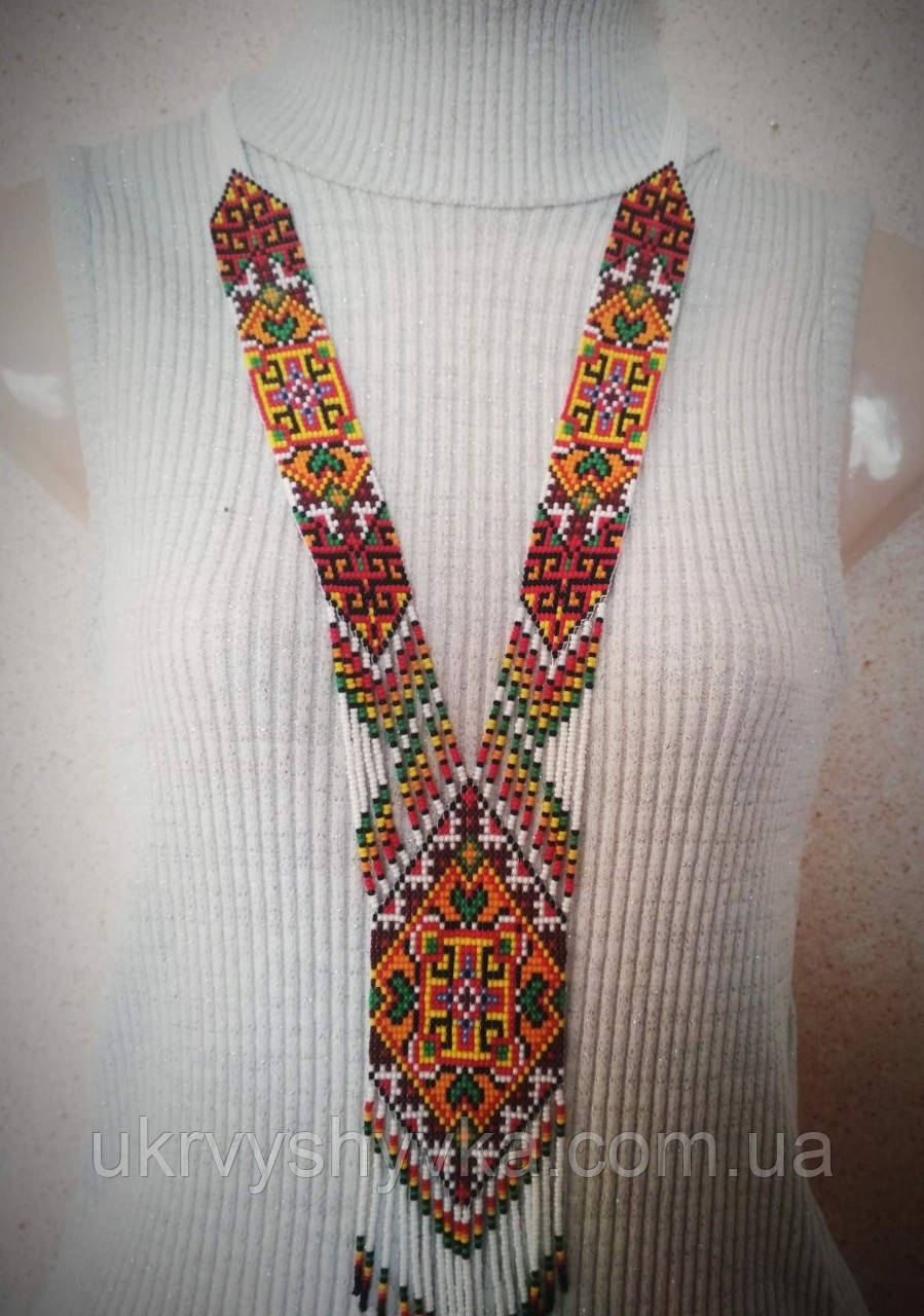 Намисто з бісеру "Буковина", фото 1