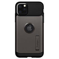Чохол Spigen для iPhone 11 Pro Max Slim Armor, Gunmetal, фото 5